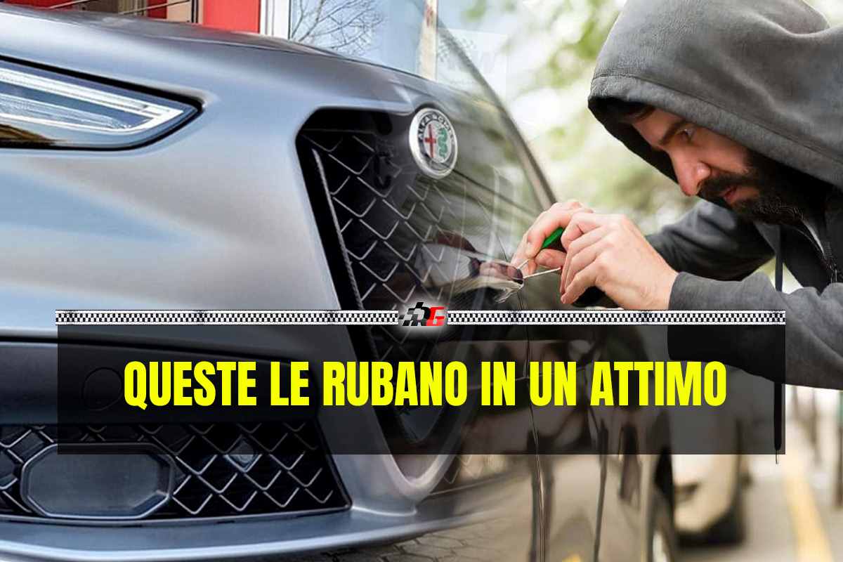 Queste le rubano in un attimo