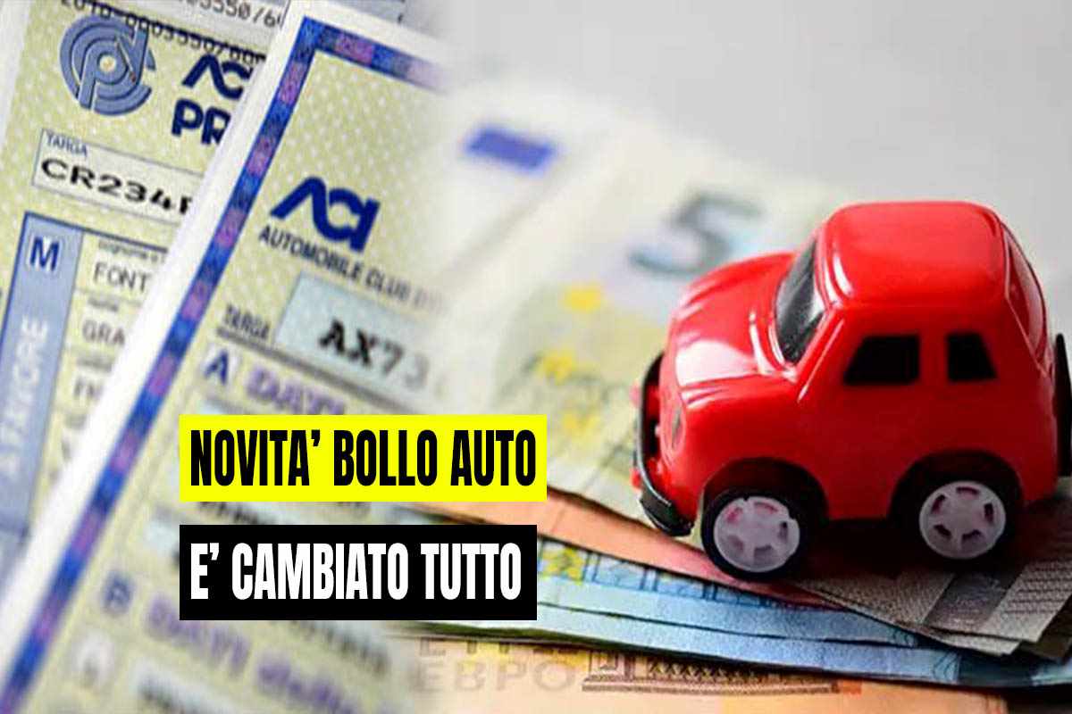 Novità bollo auto